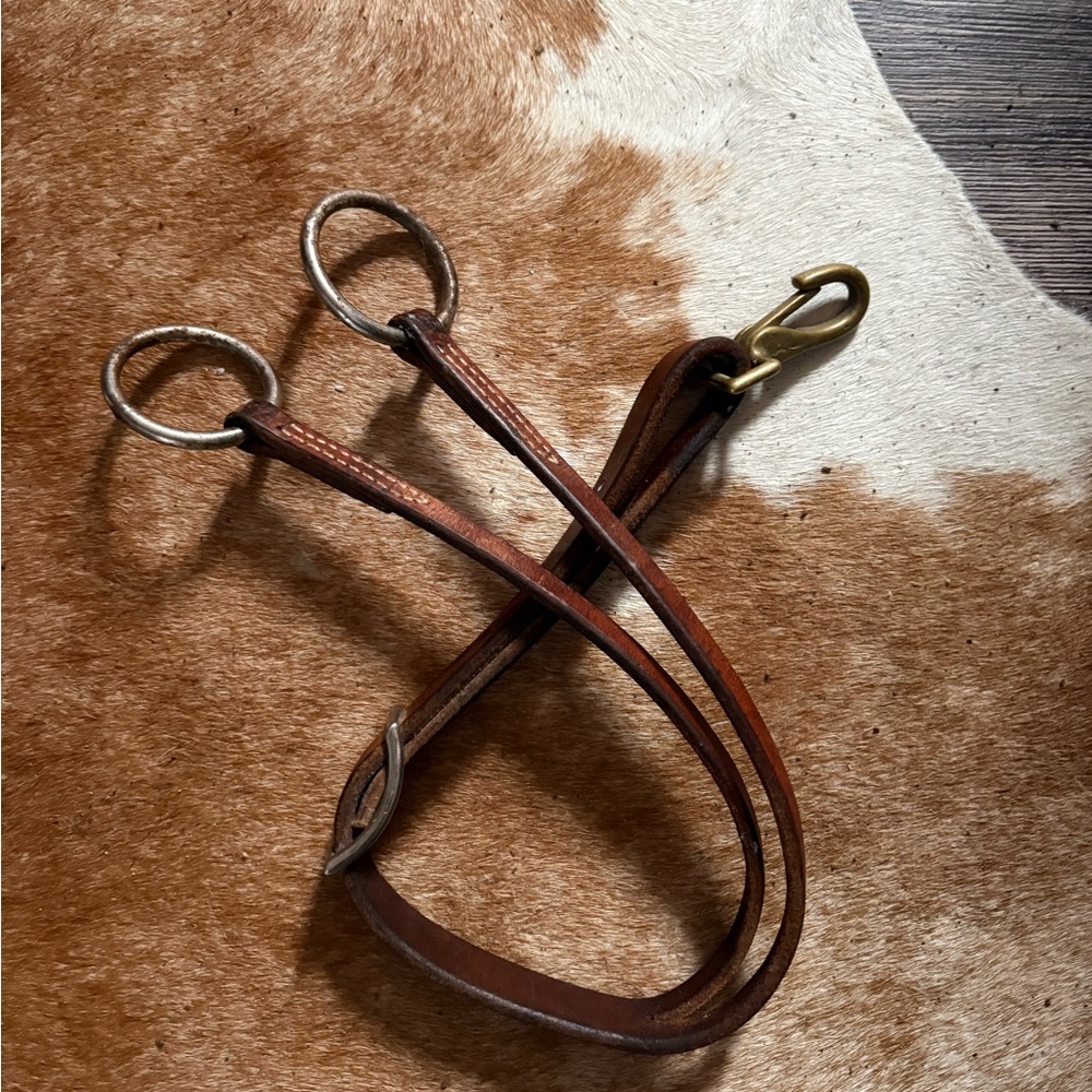 Brown Leather weaver training fork